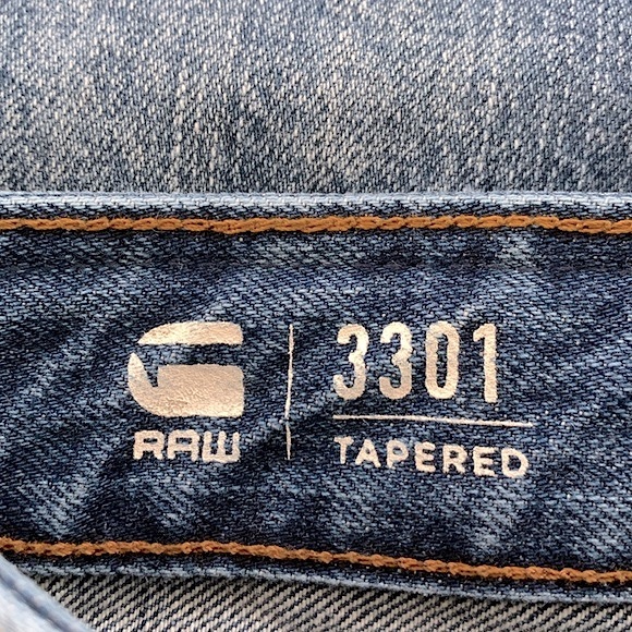 G-Star Raw 3301 Straight Tapered Jeans - Picture 11 of 13